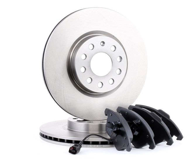 OEM JZW615301H RIDEX Kit de discos de freno y pastillas 3405B0020 para VOLKSWAGEN, SEAT, AUDI, SKODA, CUPRA