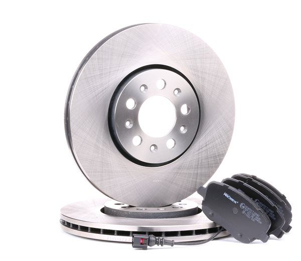 OEM JZW615301D RIDEX Brake discs and pads set 3405B0084 for VW, AUDI, SKODA, SEAT