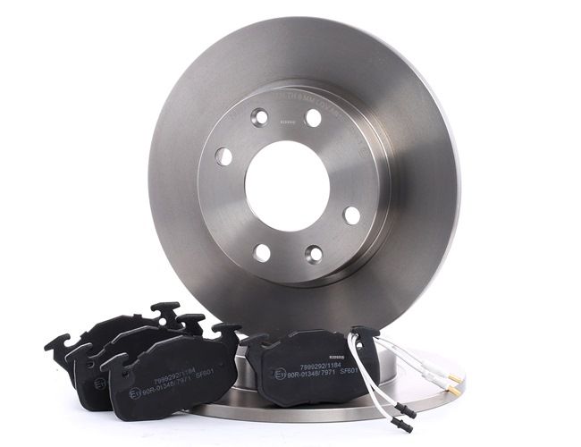 OEM 425314 RIDEX Kit dischi e pastiglie 3405B0051 per VOLKSWAGEN, PEUGEOT, CITROЁN, MEGA