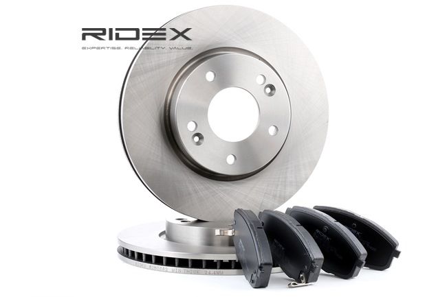 OEM 517123K050 RIDEX Jarrupalasarja, levyjarru 3405B0130 varten KIA, HYUNDAI