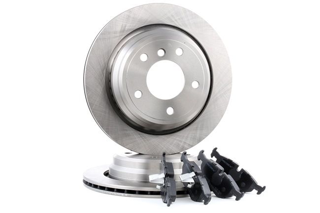 RIDEX Kit de discos de freno y pastillas (3405B0182) para ALPINA B10 (E39) 4.6 V8 (250 KW / 340 CV / de 1996)