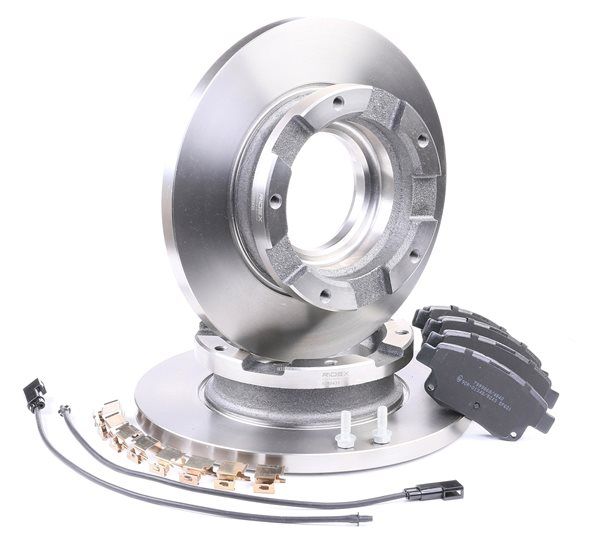Jarrupalasarja, levyjarru (3405B0267) alkaen RIDEX varten FORD Transit Mk6 Bussi (V347, V348, FD, FB, FS, FZ, FC) 2.2 TDCi 85 HV