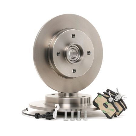 OEM 6Q0698451 RIDEX Kit dischi e pastiglie 3405B0165 per VOLKSWAGEN, AUDI, CITROЁN, SEAT, HONDA