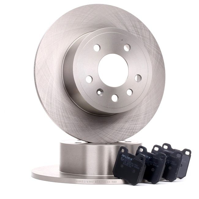 OEM 1605883 RIDEX Kit dischi e pastiglie 3405B0107 per FORD, OPEL, CHEVROLET, SAAB, VAUXHALL