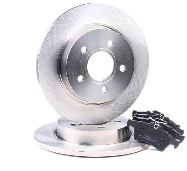 RIDEX Kit de discos de freno y pastillas (3405B0116) para VW Caddy IV Kombi (SAB, SAJ) 2.0 TDI (110 KW / 150 CV / de 2015)