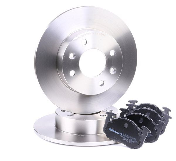 OEM 7701202227 RIDEX Jarrupalasarja, levyjarru 3405B0128 varten RENAULT, DACIA, RENAULT TRUCKS, SANTANA