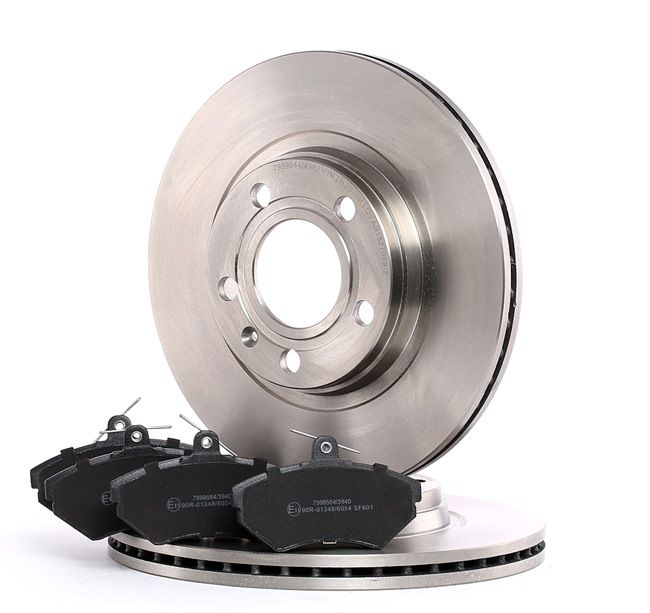 OEM 8E0698151 RIDEX Kit dischi e pastiglie 3405B0036 per VOLKSWAGEN, MERCEDES-BENZ, AUDI, SEAT, SKODA