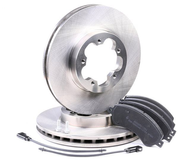 Jarrupalasarja, levyjarru (3405B0254) alkaen RIDEX varten FORD Transit Mk6 Bussi (V347, V348, FD, FB, FS, FZ, FC) 2.2 TDCi 85 HV