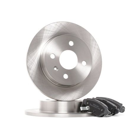 RIDEX Brake discs and pads set (3405B0081) for VAUXHALL Astra Mk IV (G) CC (T98) 1.6 16V (F08, F48) (74 KW / 101 HP / from 1998)