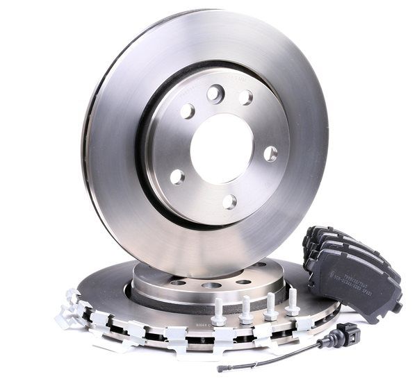 OEM 7H0698451 RIDEX Kit dischi e pastiglie 3405B0037 per VOLKSWAGEN, AUDI, SEAT, SKODA, PORSCHE