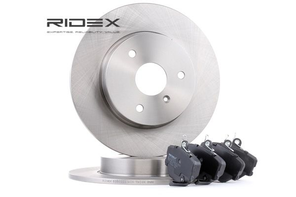 OEM 0004341V001 RIDEX Kit dischi e pastiglie 3405B0053 per MERCEDES-BENZ, KIA, SMART
