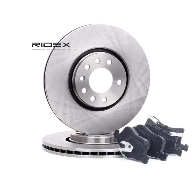 OEM 569061 RIDEX Bremseskiver og klodser 3405B0223 med VW, OPEL, NISSAN, HONDA, CHEVROLET