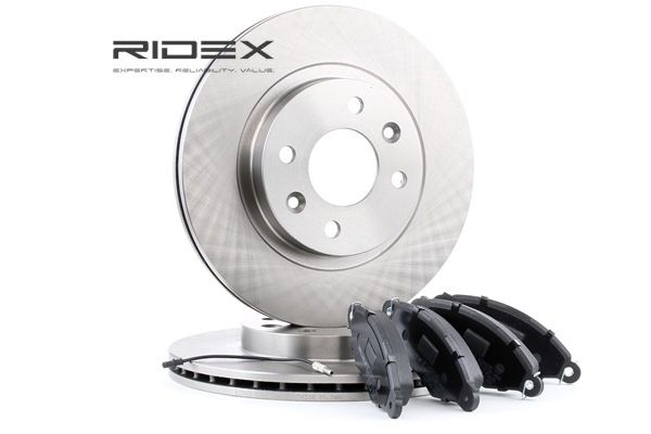 OEM 425192 RIDEX Kit dischi e pastiglie 3405B0167 per VOLKSWAGEN, OPEL, RENAULT, PEUGEOT, CITROЁN