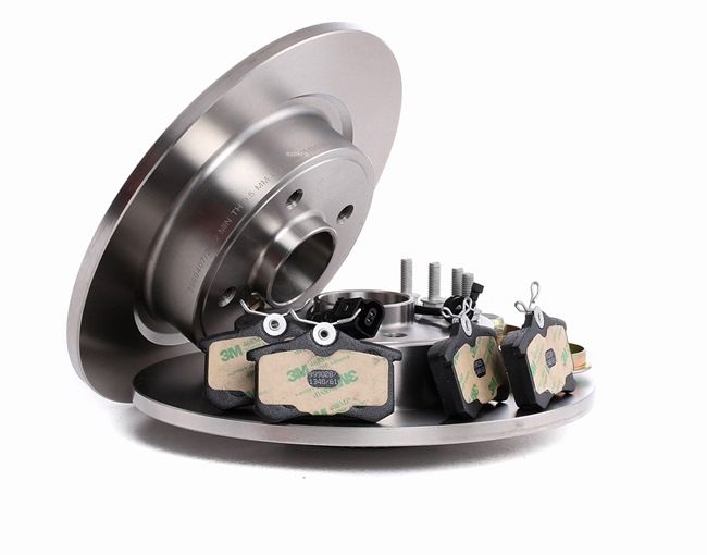 OEM 6Q0698451 RIDEX Kit dischi e pastiglie 3405B0090 per VOLKSWAGEN, AUDI, CITROЁN, SEAT, HONDA