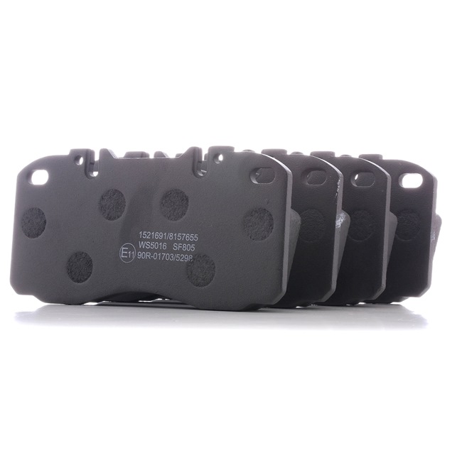 Remblokken (402B1045) van RIDEX Voor IVECO Daily IV Flatbed Vrachtwagen / Chassis 65C15, 65C15 /P, 65C15 D, 65C15 D/P (107 KW / 146 PK / Van 2006)