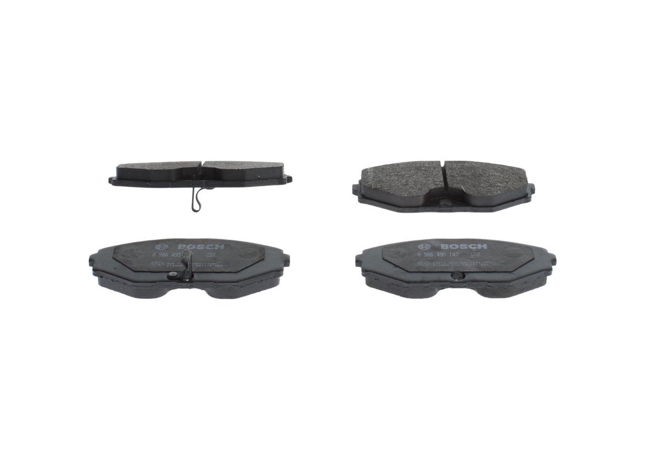 OEM AY040NS063 BOSCH Brake pad set 0 986 495 147 for NISSAN, OPEL, INFINITI