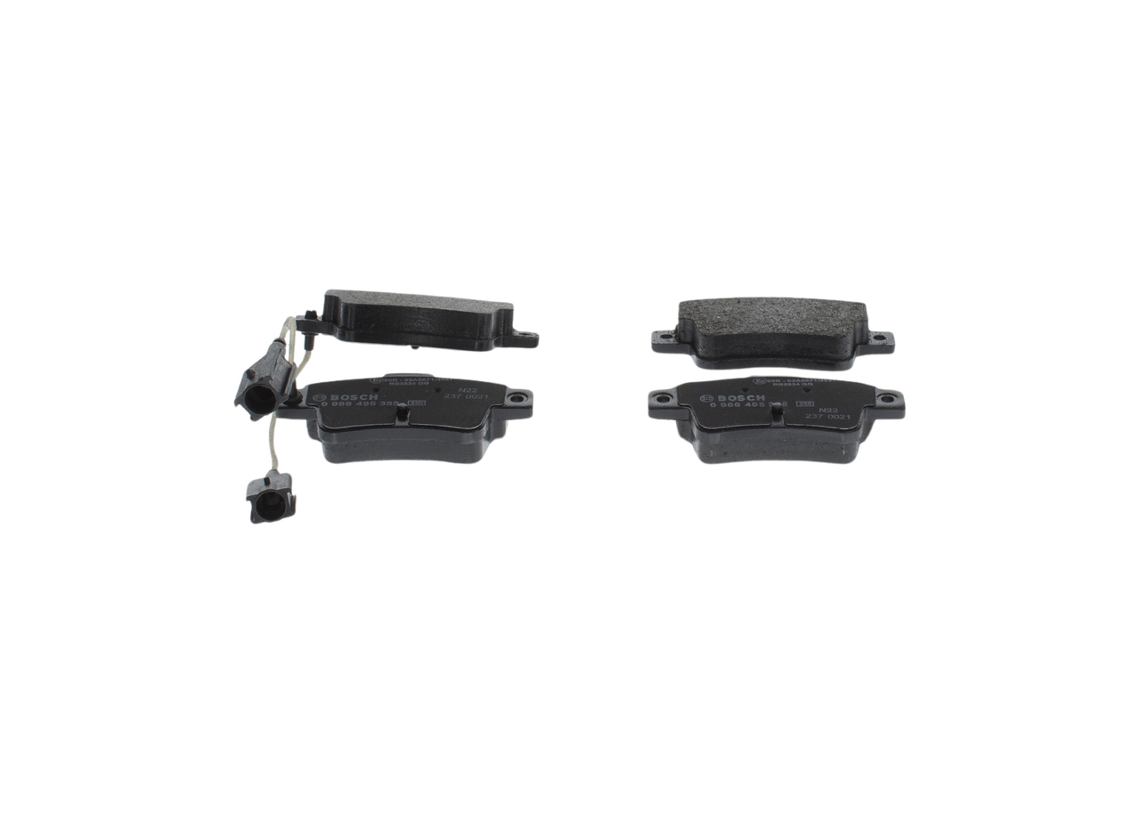 OEM 77365464 BOSCH Brake pad set 0 986 495 355 for FIAT, ALFA ROMEO, CHRYSLER, ABARTH, LANCIA