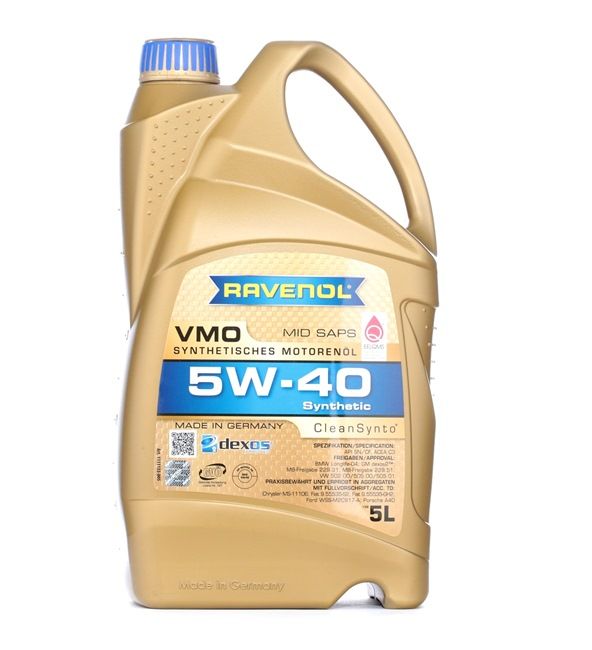 OEM GMDexos2 RAVENOL Moottoriöljy 1111133-005-01-999 varten OPEL