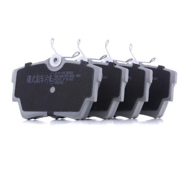 Remblokken (51-01-109) van ASHIKA Voor OPEL Vivaro B Flatbed Vrachtwagen / Chassis (X82) 1.6 CDTI (03) (92 KW / 125 PK / Van 2016)