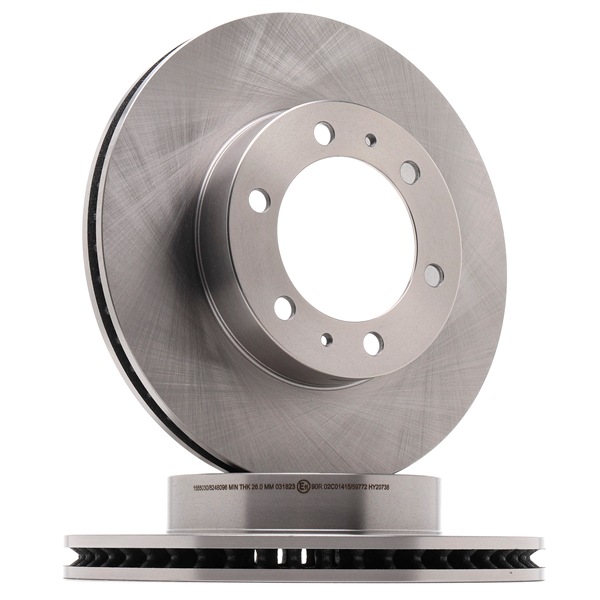 RIDEX Discos de freno 82B1254