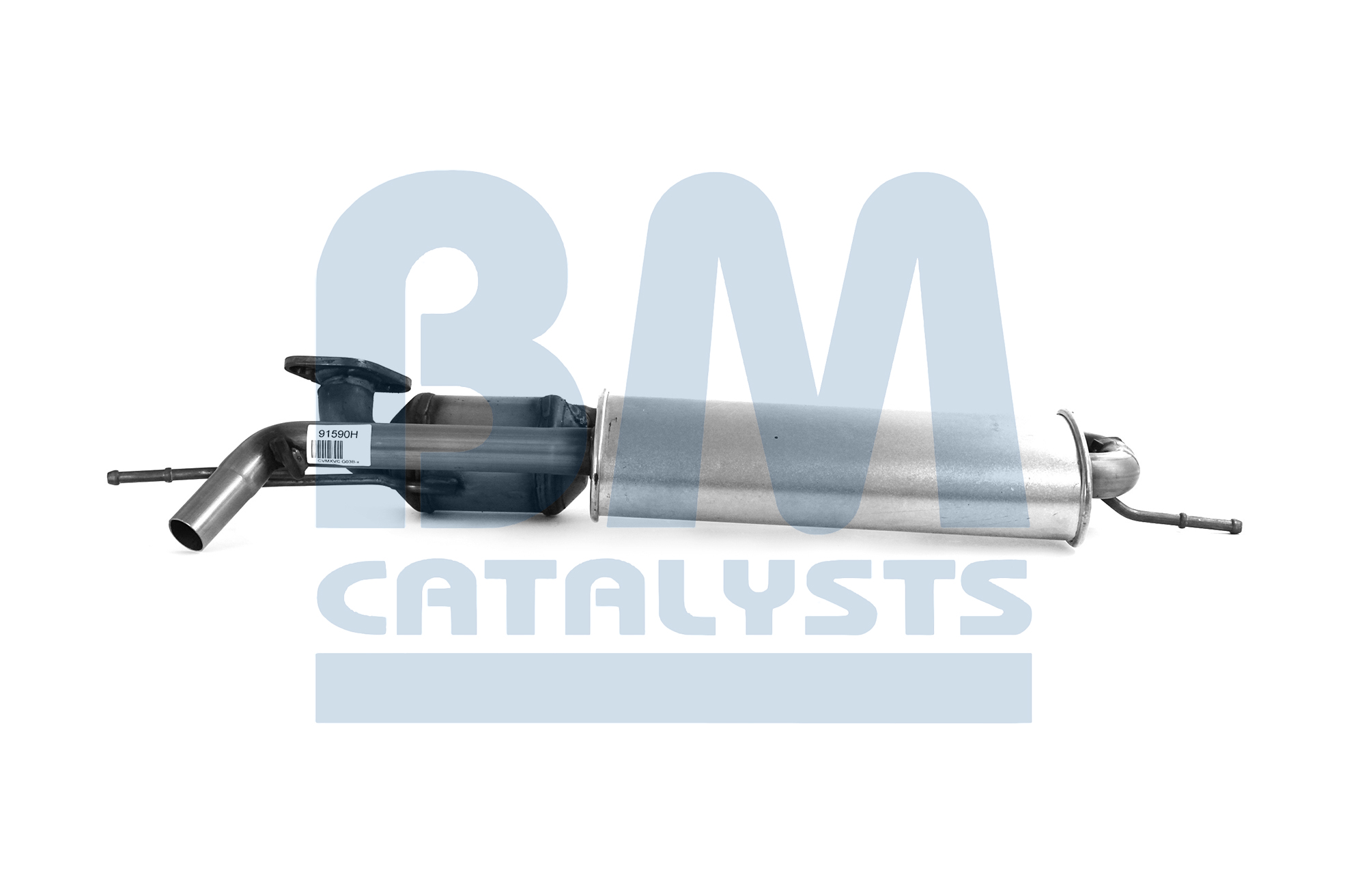 BM CATALYSTS Catalizzatore (BM91590H) per SMART FORTWO Cabrio (451) 1.0 (451.431, 451.480) (52 KW / 71 CV / dal 2007)