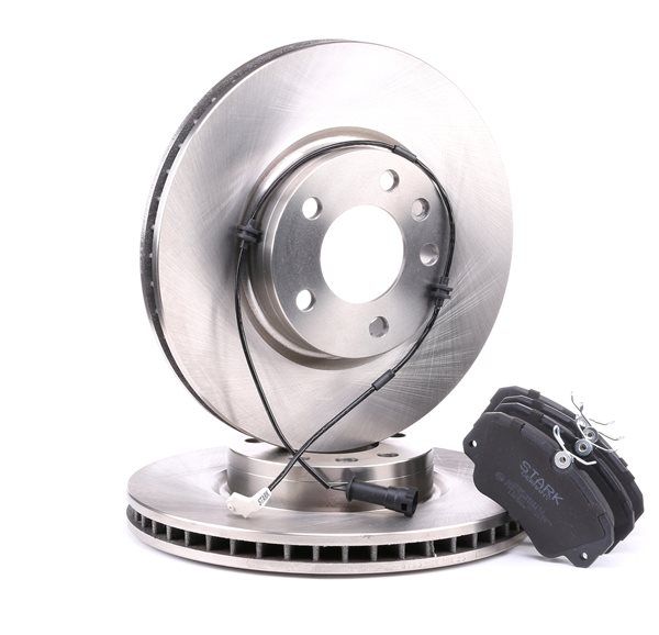 STARK Kit de discos de freno y pastillas (SKBK-1090339) para OPEL Omega B Caravan (V94) 2.2 DTI 16V (F35, M35, P35) (88 KW / 120 CV / de 2000)