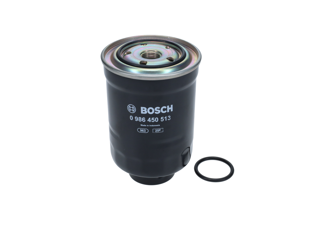 BOSCH Kraftstofffilter (0 986 450 513) in erstklassiger Qualität für TOYOTA LAND CRUISER (KDJ12_, GRJ12_) 3.0 D (KZJ120_) (96 KW / 131 PS / de 2005)