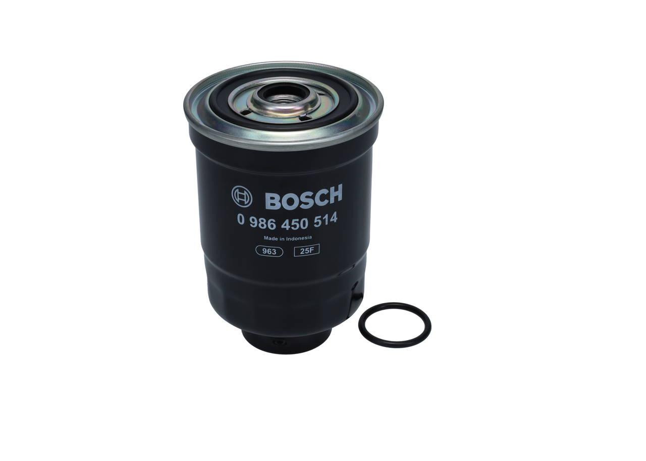 BOSCH Filtro de combustível (0 986 450 514) para MITSUBISHI PAJERO II (V3_W, V2_W, V4_W) 2.5 TDiC 4WD (V34W) (62 KW / 84 CV / de 1990)