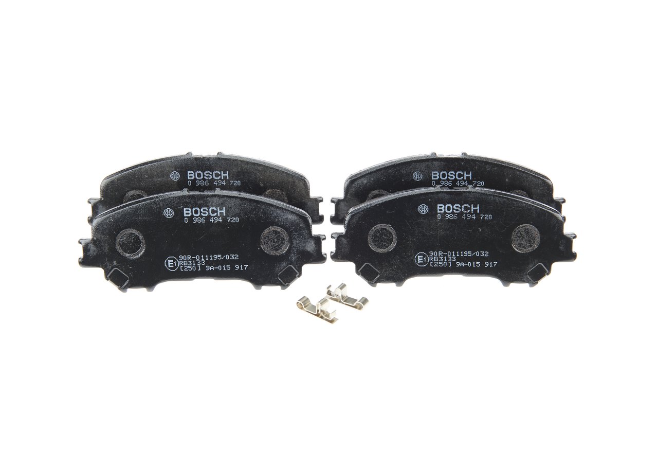 OEM D10604CA0A BOSCH Kit pastiglie freni 0 986 494 720 per RENAULT, NISSAN, DACIA, MAZDA, INFINITI