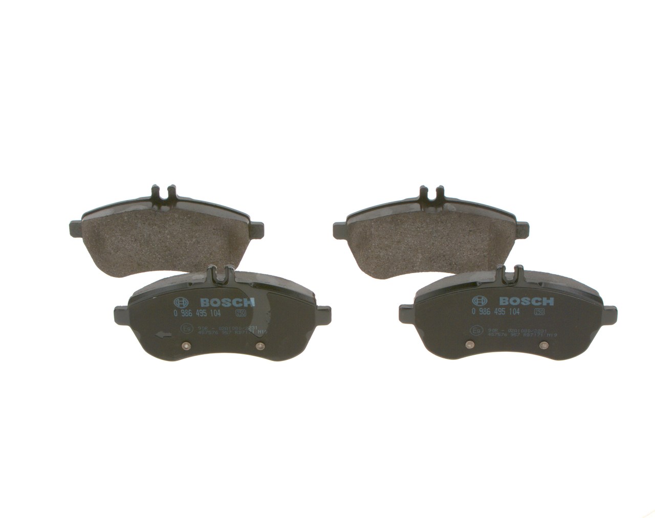 OEM 0054201220 BOSCH Pastilhas de travão 0 986 495 104 para MERCEDES-BENZ