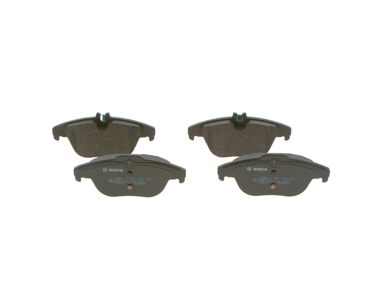 OEM A0054204320 BOSCH Pastilhas de travão 0 986 495 105 para MERCEDES-BENZ