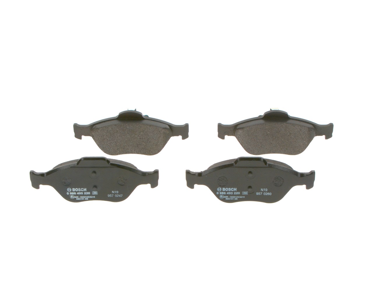 OEM 1101464 BOSCH Kit pastiglie freni 0 986 495 220 per FORD, SUZUKI, MAZDA, FORD USA, AUTO UNION