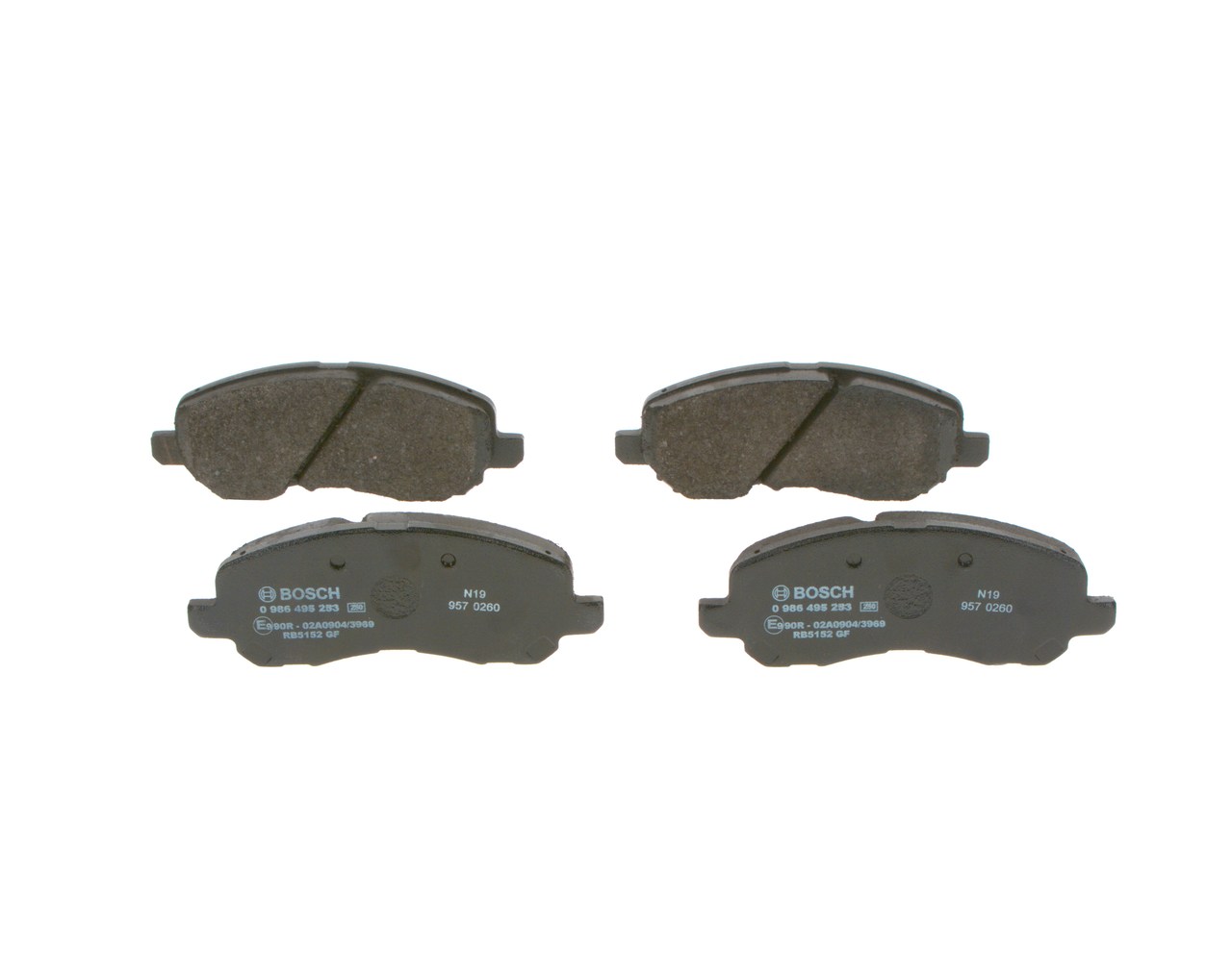 OEM 4605A795 BOSCH Kit pastiglie freni 0 986 495 253 per CITROЁN, MITSUBISHI, CHRYSLER, DODGE