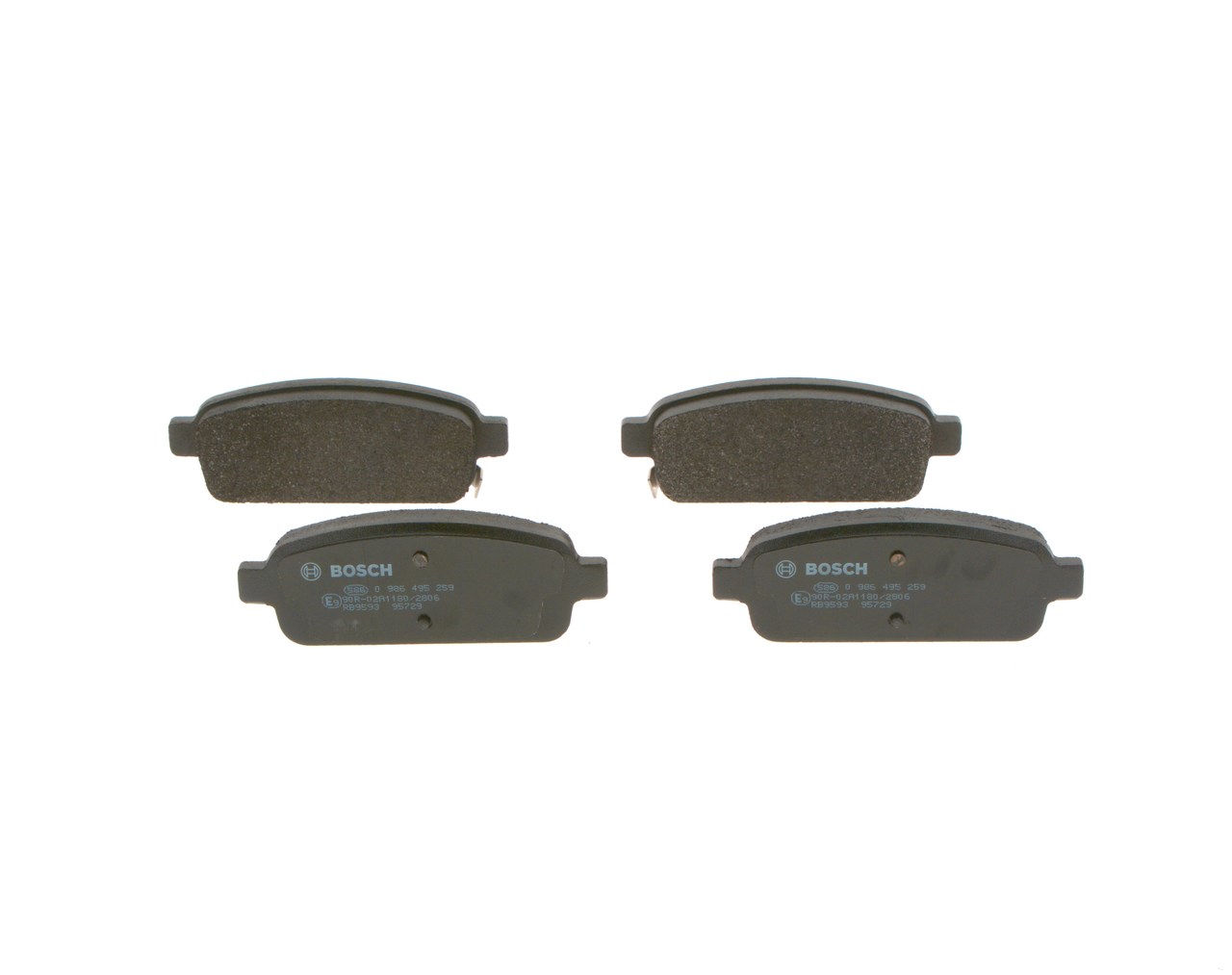 OEM 13300867 BOSCH  Bremsbeläge 0 986 495 259 für OPEL, FORD, SKODA, CITROЁN, HONDA