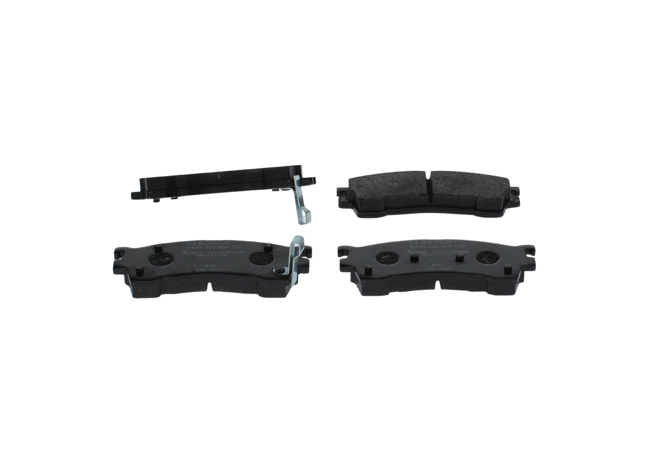 OEM GGYA3323ZC BOSCH Jarrupalat, levyjarru 0 986 495 265 varten FORD, MAZDA, ISUZU, MERCURY