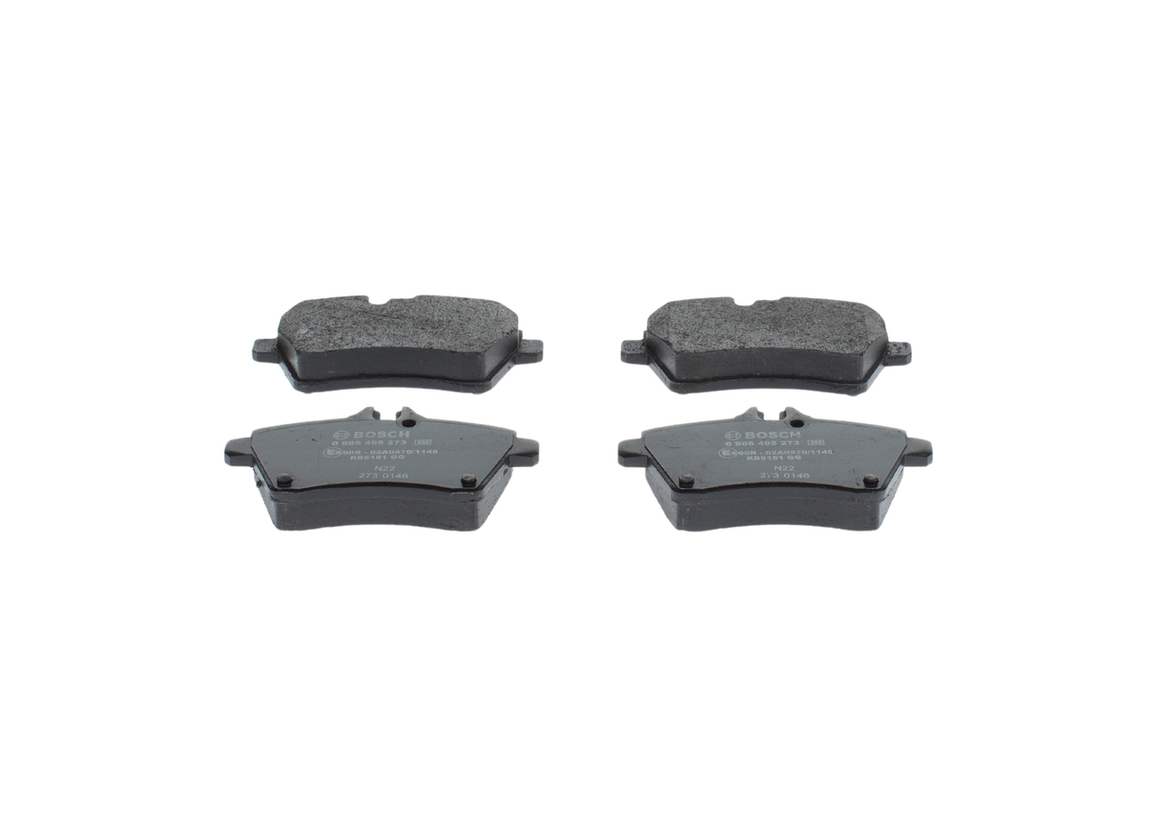 OEM A1694200720 BOSCH Kit pastiglie freni 0 986 495 273 per MERCEDES-BENZ