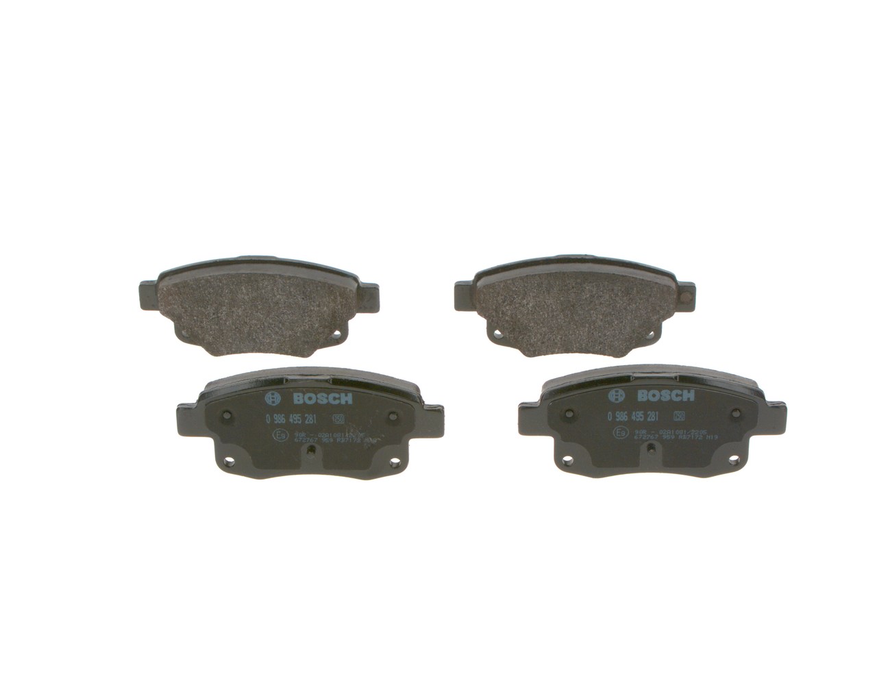 OEM 1824348 BOSCH Brake pad set 0 986 495 281 for FORD