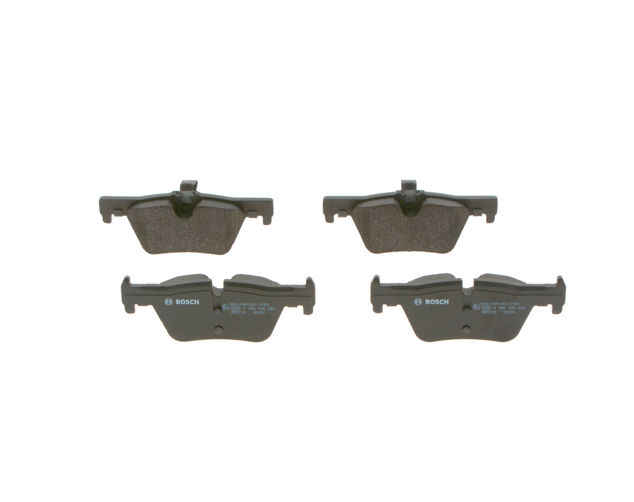 OEM 34206799809 BOSCH Brake pad set 0 986 495 289 for BMW, MINI, MITSUBISHI
