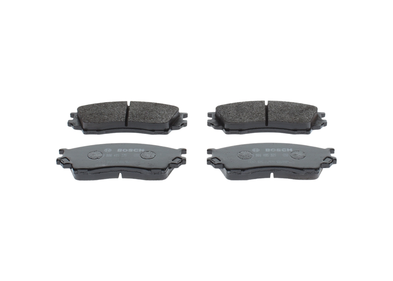 OEM T0Y03323Z BOSCH Jarrupalat, levyjarru 0 986 495 325 varten MAZDA, MERCURY