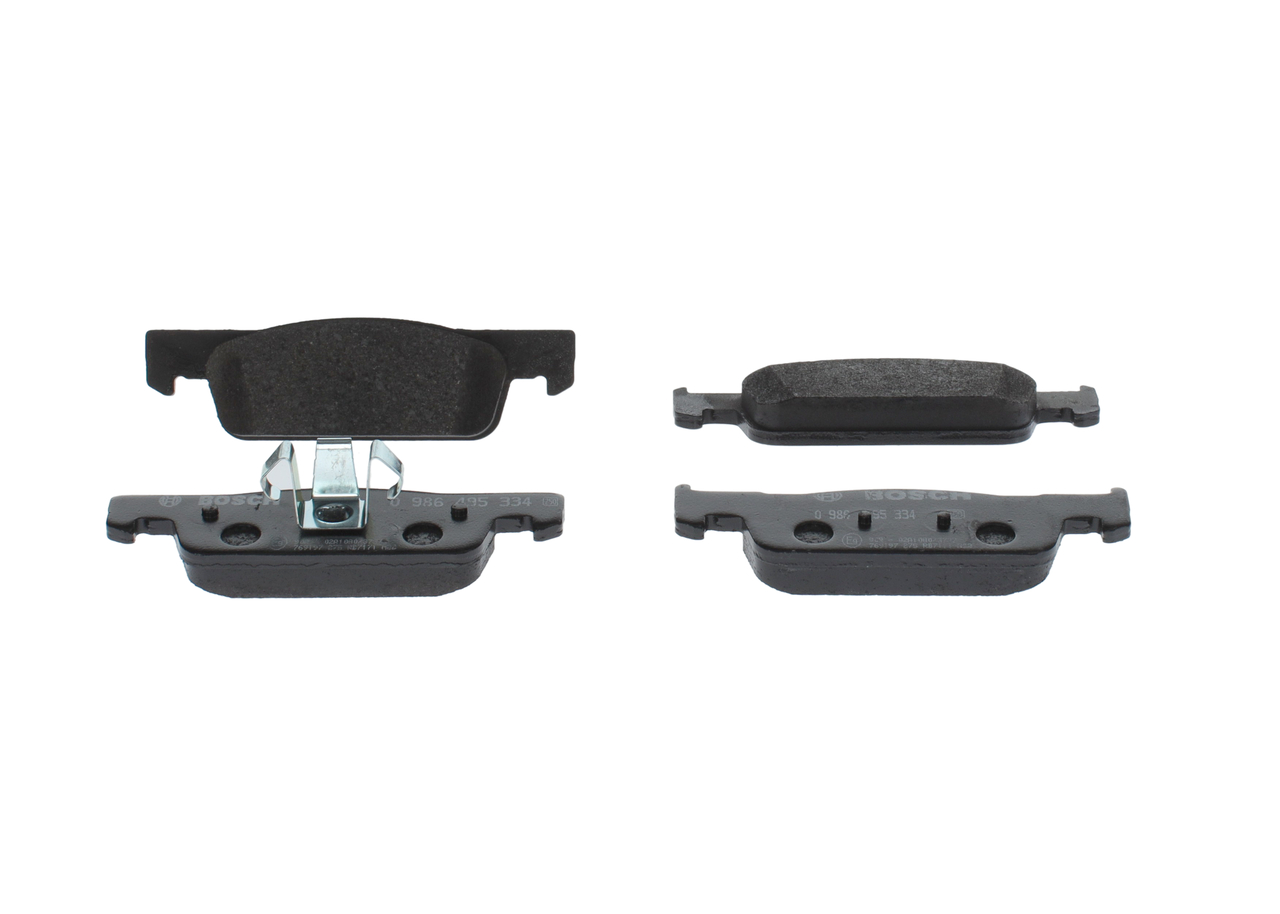 OEM 410605612R BOSCH Brake pad set 0 986 495 334 for RENAULT, NISSAN, OPEL, DACIA, SMART