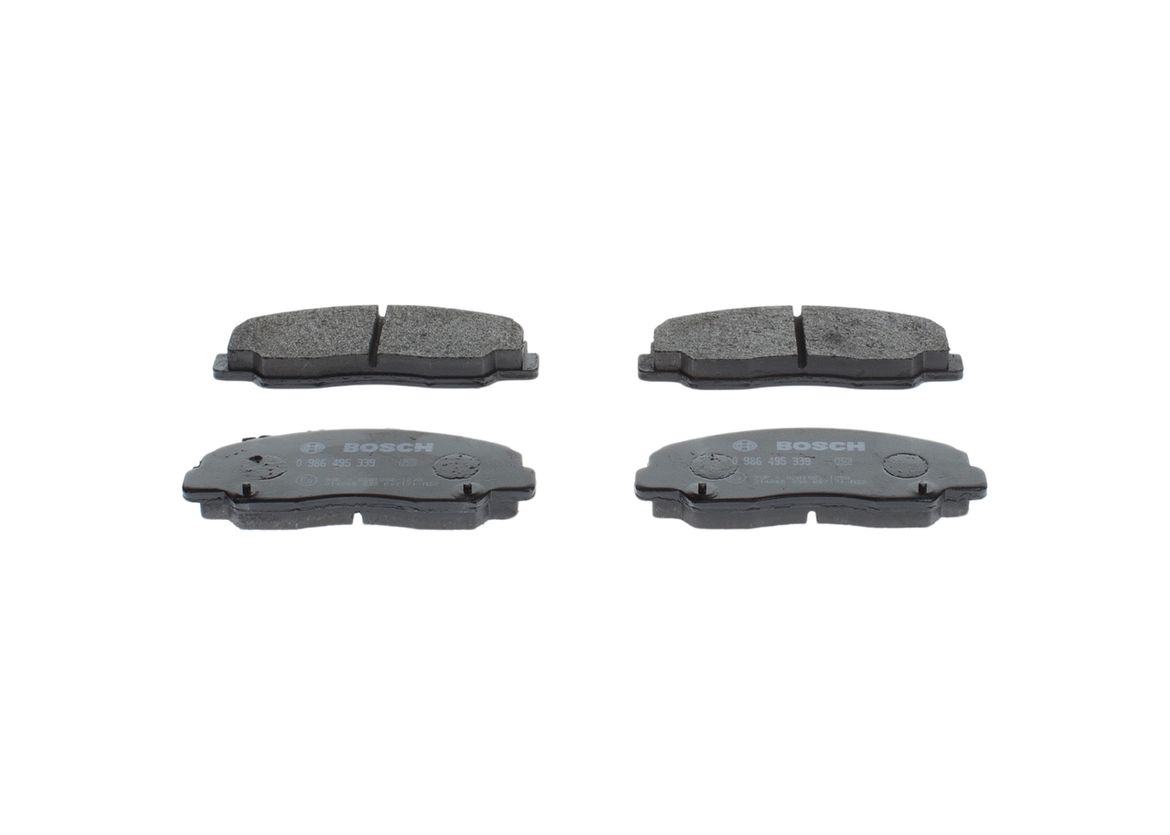 OEM 0449187606 BOSCH Kit pastiglie freni 0 986 495 339 per MERCEDES-BENZ, TOYOTA, CHEVROLET, DAIHATSU, DAEWOO