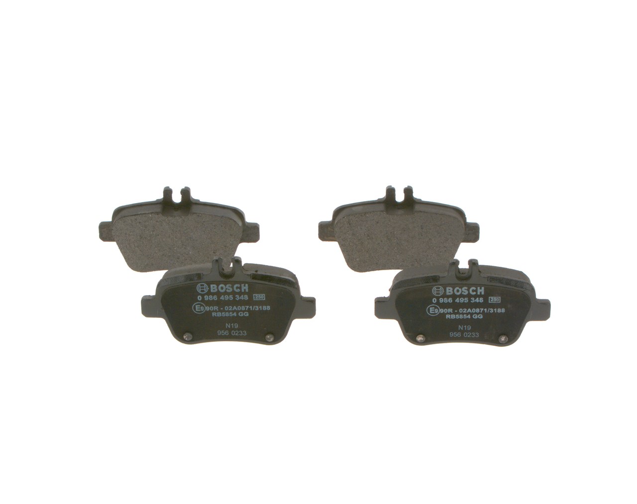 OEM 0064207920 BOSCH Bromsbelägg 0 986 495 348 för MERCEDES-BENZ