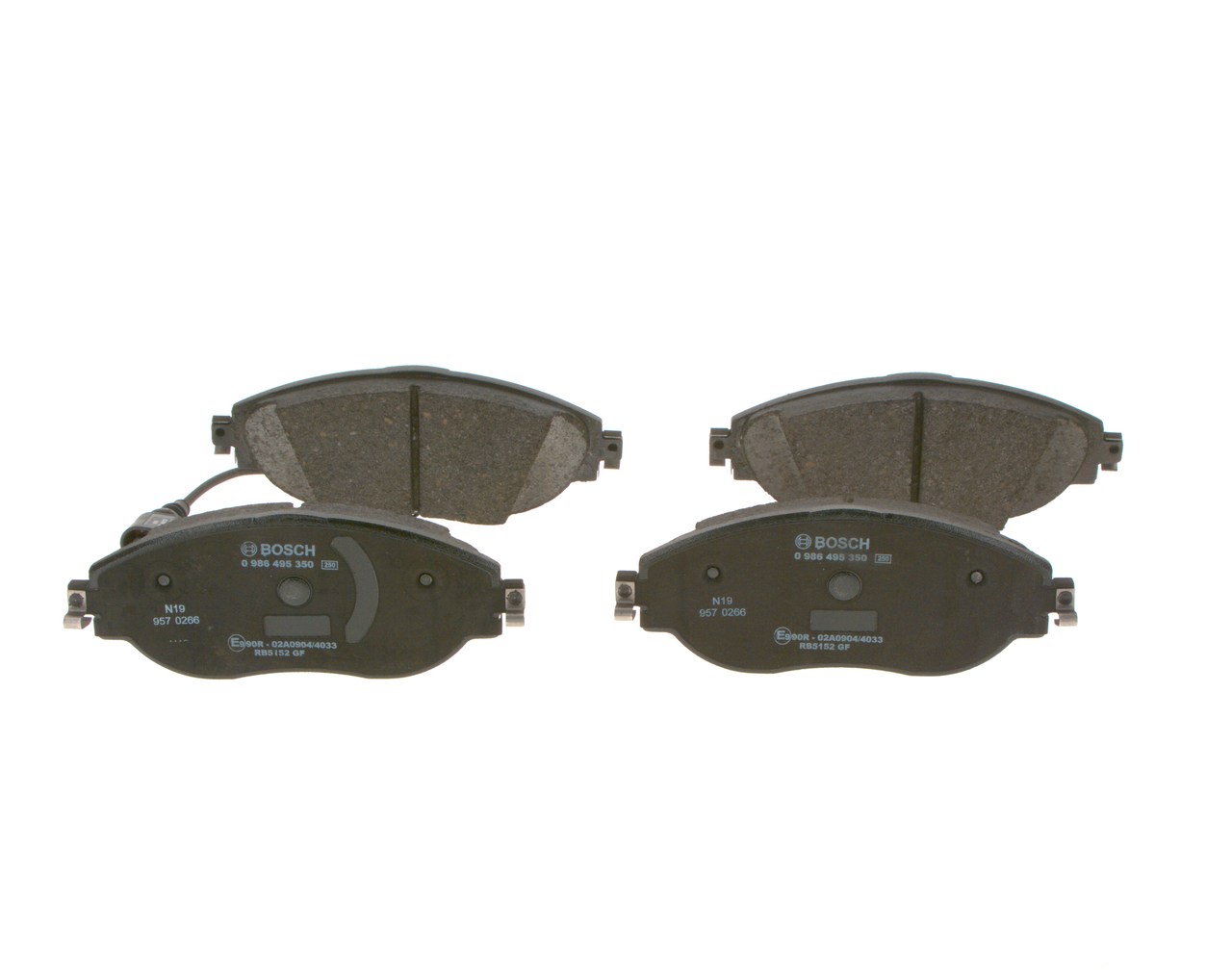 OEM 3C0698151F BOSCH Bremseklosser 0 986 495 350 for VW, AUDI, SKODA, PORSCHE, SEAT