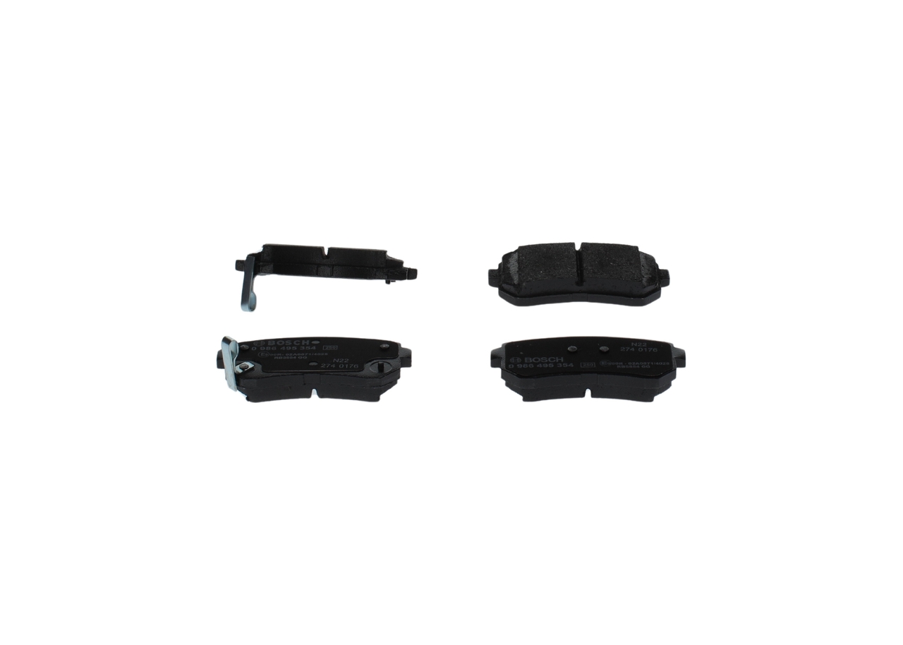 OEM 583021JA31 BOSCH  Bremsbeläge 0 986 495 354 für FORD, HYUNDAI, KIA, HONDA