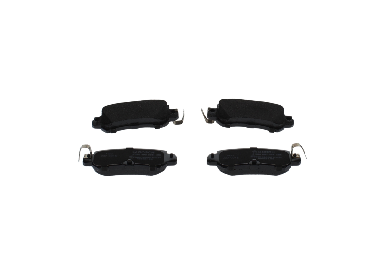 OEM K0Y12648ZC9C BOSCH Jarrupalat, levyjarru 0 986 495 368 varten MAZDA, MERCURY