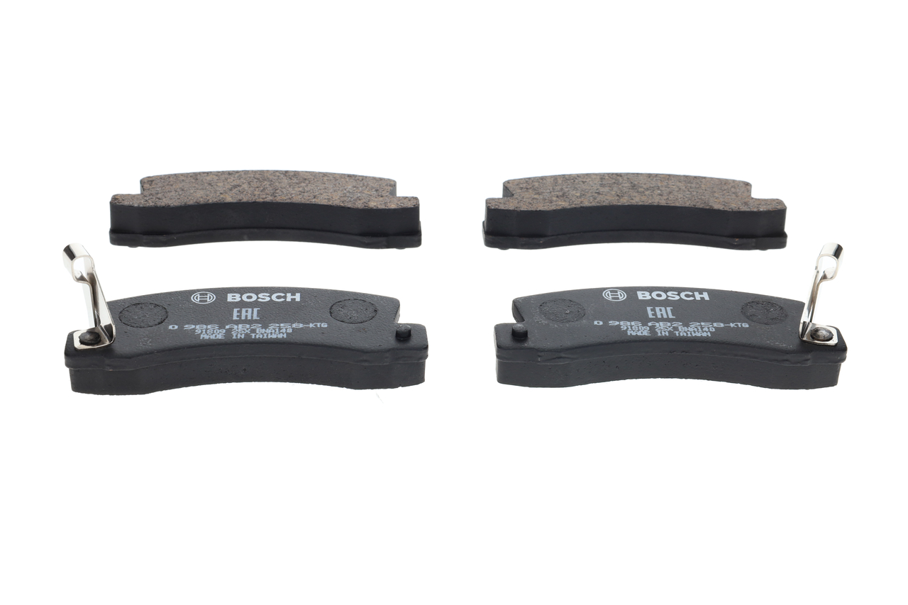OEM 0446620020 BOSCH Kit pastiglie freni 0 986 AB2 258 per VOLKSWAGEN, CITROЁN, TOYOTA, SUZUKI, LEXUS