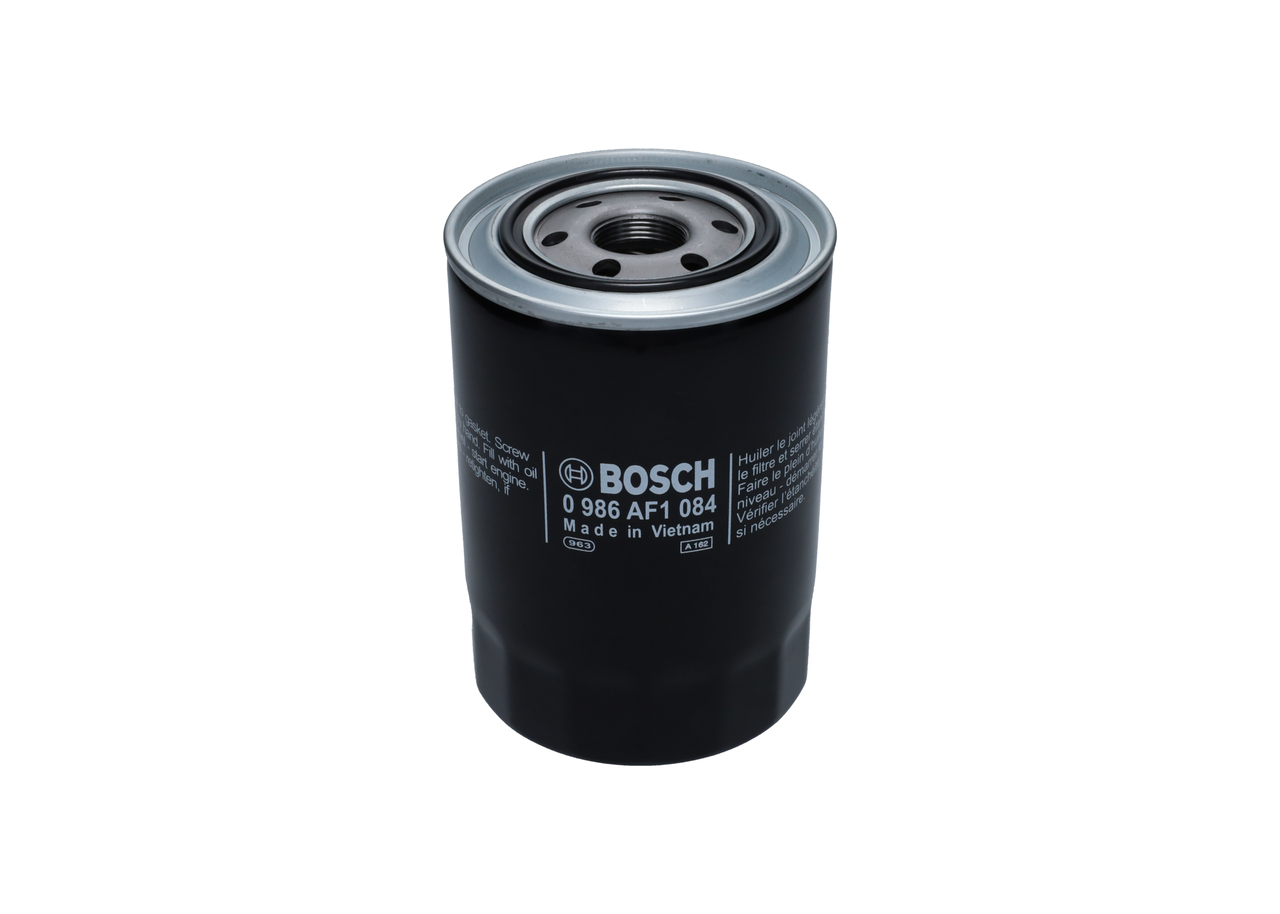 Oljefilter (0 986 AF1 084) fra BOSCH for MITSUBISHI PAJERO IV (V8_W, V9_W) 3.2 DI-D 4WD (121 KW / 165 HK / Fra 2008)