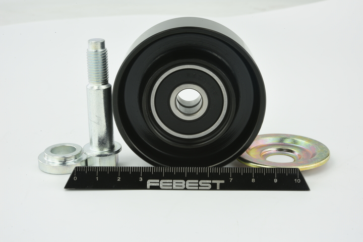 FEBEST 0187-KUN25 Polea tensora, correa poli V para TOYOTA HILUX Pick-up