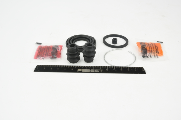 FEBEST Kit di revisione della pinza freno (0475-DJR) per MITSUBISHI ECLIPSE IV (DK_A) 3.8 GT (192 KW / 261 CV / dal 2005)
