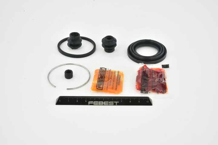 FEBEST Juego de reparación, pinza de freno (0475-V75R) para MITSUBISHI PAJERO IV (V8_W, V9_W) 3.0 4WD (135 KW / 184 CV / de 2007)